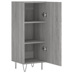 Berkfield Classic Sideboard Grey Sonoma 34.5X34X90 Cm Engineered Wood - thumbnail 6