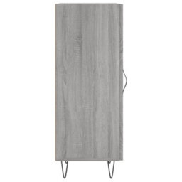 Berkfield Classic Sideboard Grey Sonoma 34.5X34X90 Cm Engineered Wood - thumbnail 7