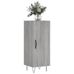 Berkfield Classic Sideboard Grey Sonoma 34.5X34X90 Cm Engineered Wood - thumbnail 3