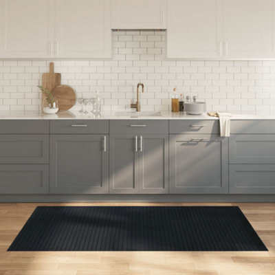 Walplus Rug Rectangular Grey 100X200 Cm Bamboo - image 1