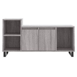 Berkfield Tv Cabinet Grey Sonoma 100X35X55 Cm Engineered Wood - thumbnail 5