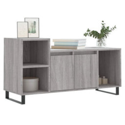 Berkfield Tv Cabinet Grey Sonoma 100X35X55 Cm Engineered Wood - thumbnail 3