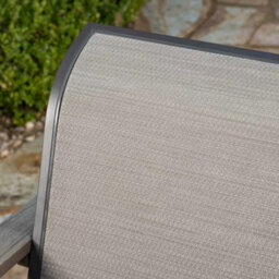 Xample Sunvilla Helio 4-Piece Sling Patio Set With Cover 2 Armchairs, Loveseat, Coffee Table, Rust-Resistant Aluminium & Phifertex Fabric - thumbnail 6