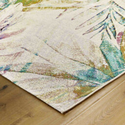 Melrose Floral Pastel Coloured Design Indoor/outdoor Non Slip Area Rug 200/285Cm - thumbnail 4