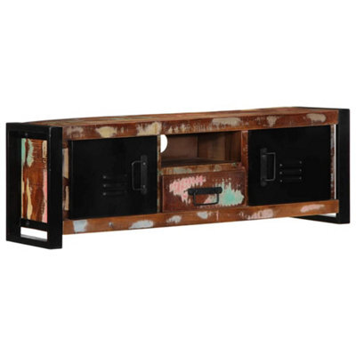 Berkfield Tv Cabinet 100X30X35 Cm Solid Wood Reclaimed - image 1