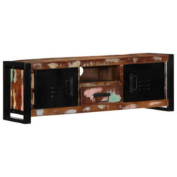 Berkfield Tv Cabinet 100X30X35 Cm Solid Wood Reclaimed - thumbnail 1