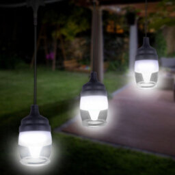 Colour Changing 14 Led Lamp Festoon Lights - App Or Remote Controlled Waterproof Mains Powered Indoor Outdoor Decorative Lighting - thumbnail 5