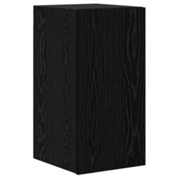 Berkfield Wall Tv Cabinet Wall-Mounted 6 Pcs Black Oak Engineered Wood - thumbnail 5