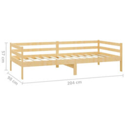 Walplus Day Bed Without Mattress Solid Wood Pine 90X200Cm - thumbnail 8