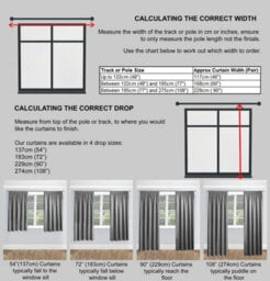 Enhanced Living Vogue Sky Blue 46 X 90 Inch (117X229Cm) Eyelet Thermal Noise Reducing Dim Out Curtains (Pair) - thumbnail 8