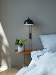Nordlux Ellen Metal Wall Light  Black,plug In Or Mains - thumbnail 1