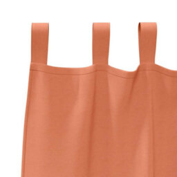 Berkfield Modern Curtains With Curtains 2 Pcs Terracotta Polyester - thumbnail 5