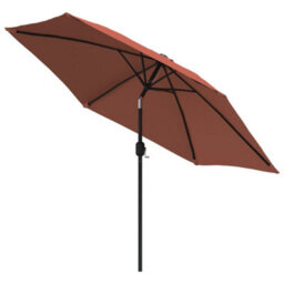 Berkfield Outdoor Parasol With Metal Pole Terracotta 300 Cm - thumbnail 2