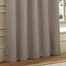 Paoletti Galaxy Fully Lined Chenille Eyelet Curtain Pair, Silver, (W) 168 X (D) 183Cm - thumbnail 3
