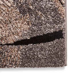 Beige/black Abstract Funky Modern Easy To Clean Rug For Living Room Bedroom And Dining Room-120Cm X 170Cm - thumbnail 3
