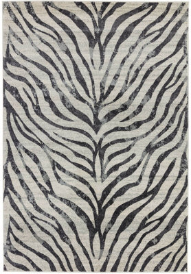 Modern Rug, Animal Bedroom Rug, Stain-Resistant Rug For Diningroom, Easy To Clean Rug, Grey Abstract Rug-200Cm X 290Cm - image 1