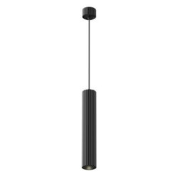 Luminosa Lighting Luminosa Calipso Slim Pendant Ceiling Light Black 1Xgu10 - thumbnail 1