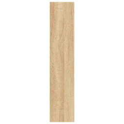 Vidaxl Wall Shelf Sonoma Oak 90X16X78 Cm Engineered Wood - thumbnail 5
