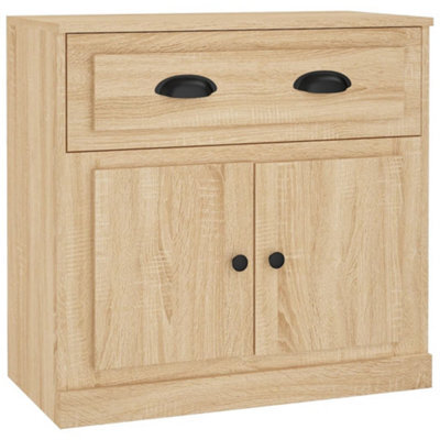 Berkfield Classic Sideboard Sonoma Oak 70X35.5X67.5 Cm Engineered Wood - image 1