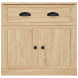 Berkfield Classic Sideboard Sonoma Oak 70X35.5X67.5 Cm Engineered Wood - thumbnail 6