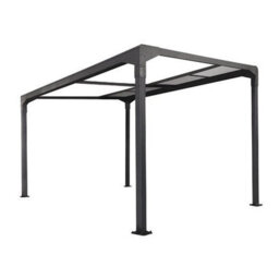 Primrose Anthracite Veranda Garden Canopy Retractable Sliding Roof 12.8Ft X 10Ft - thumbnail 3