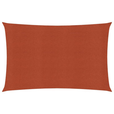 Berkfield Sunshade Sail 160 G/m2 Terracotta 2X4.5 M Hdpe - image 1