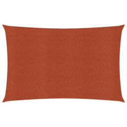 Berkfield Sunshade Sail 160 G/m2 Terracotta 2X4.5 M Hdpe - thumbnail 1