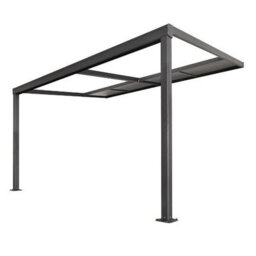 Primrose Veranda Garden Canopy Retractable Sliding Roof 4.26M X 3.05M Anthracite - thumbnail 3