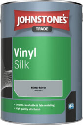 Johnstone's Trade Vinyl Silk Walls & Ceilings Emulsion Paint Mirror Mirror (Ppg1039-3) 5L - thumbnail 2