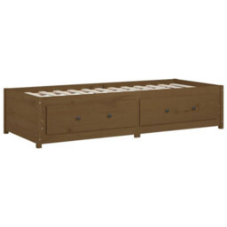 Berkfield Day Bed Honey Brown 80X200 Cm Solid Wood Pine - thumbnail 7