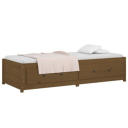 Berkfield Day Bed Honey Brown 80X200 Cm Solid Wood Pine - thumbnail 6