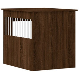 Walplus Brown Oak Dog Crate Furniture 64.5X80X71 Cm Engineered Wood - thumbnail 9