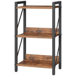 3 Tier Bookcase Display Storage Shelf - thumbnail 3