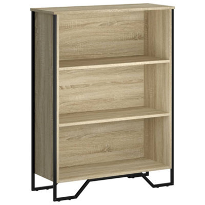 Berkfield Modern Bookcase Sonoma Oak 80X31X106 Cm Engineered Wood