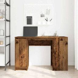Berkfield Desk Old Wood 120X42X76 Cm Engineered Wood - thumbnail 3