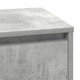 Berkfield Bedside Cabinet With Led Concrete Grey 71X34,5X75 Cm Engineered Wood - thumbnail 8