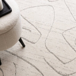 The Rug Edit Oslo Os01 Trails Grey Area Rug - 80X140Cm - thumbnail 1