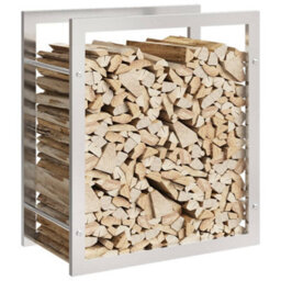 Walplus Firewood Rack 50X28X56 Cm Stainless Steel - thumbnail 3