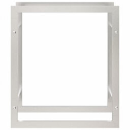 Walplus Firewood Rack 50X28X56 Cm Stainless Steel - thumbnail 4
