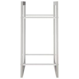 Walplus Firewood Rack 50X28X56 Cm Stainless Steel - thumbnail 5