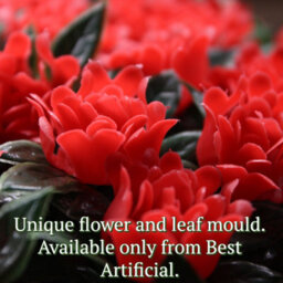 Best Artificial 23Cm Red Rose Hanging Basket Flower Topiary Ball - Suitable For Outdoor Use - Weather & Fade Resistant - thumbnail 4