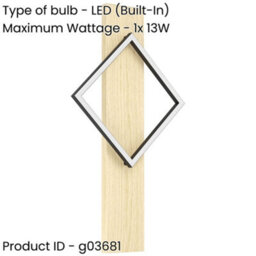 Loops 2 Pack Stylish Modern Black And Brown Led Ceiling Light For Indoor Spaces - thumbnail 2