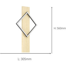Loops 2 Pack Stylish Modern Black And Brown Led Ceiling Light For Indoor Spaces - thumbnail 4