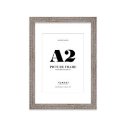 A2 Walnut Ornate Picture Frame (59.4 X 42Cm) With Mount For A3 Poster, Photo, Artwork, Gallery Wall Or Print - thumbnail 1