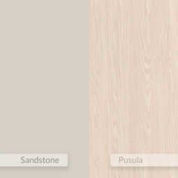Decortie Mito Modern Freestanding & Wall Mounted Bookcase Sonoma Oak-Sandstone 5-Tier Display Unit Tall For Home & Office 161Cm - thumbnail 6