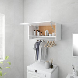 Walplus Wardrobe White 70X32.5X35 Cm Engineered Wood - thumbnail 1