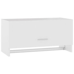 Walplus Wardrobe White 70X32.5X35 Cm Engineered Wood - thumbnail 2