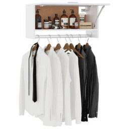 Walplus Wardrobe White 70X32.5X35 Cm Engineered Wood - thumbnail 4
