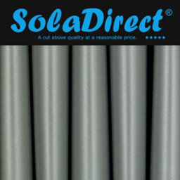 "SolaDirect Tapered Dinner Candles, Pack Of 10, Unscented, Long Burning Time, 24 Cm / 19.45"" (Silver, Metallic)" - thumbnail 2