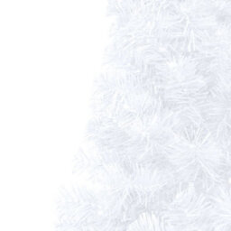 Berkfield Artificial Half Christmas Tree With Stand White 210 Cm Pvc - thumbnail 5